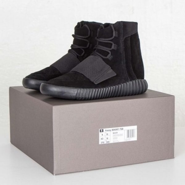 Adidas Yeezy Boost 750 Black/Black-Black (BB1839)